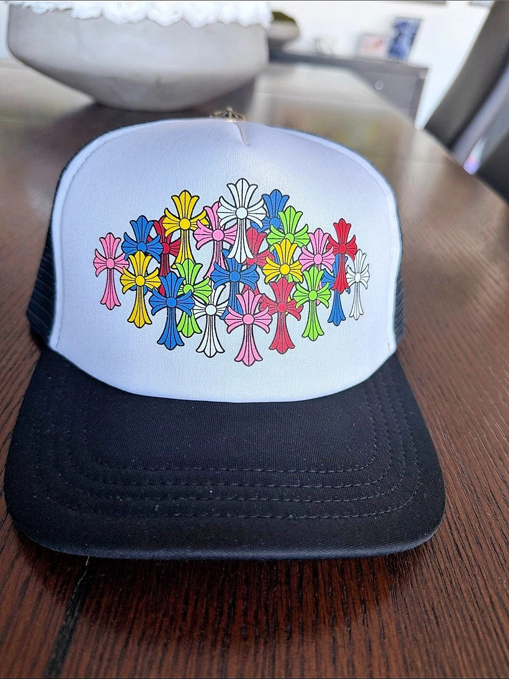 CHROME HEARTS FLORAL MULTICOLOR HAT